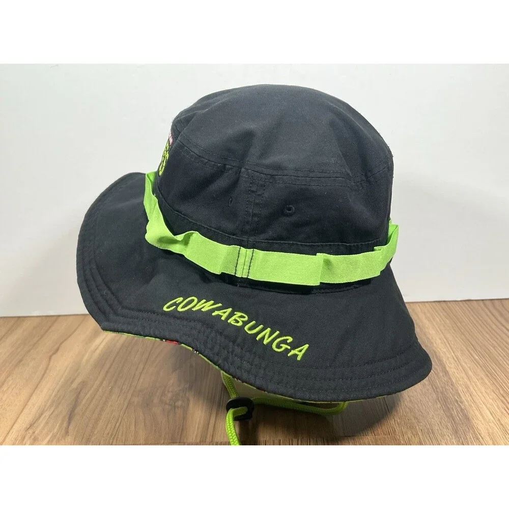 TMNT Teenage Mutant Ninja Turtles Bucket Hat Cowabunga Black Unisex Cap New
